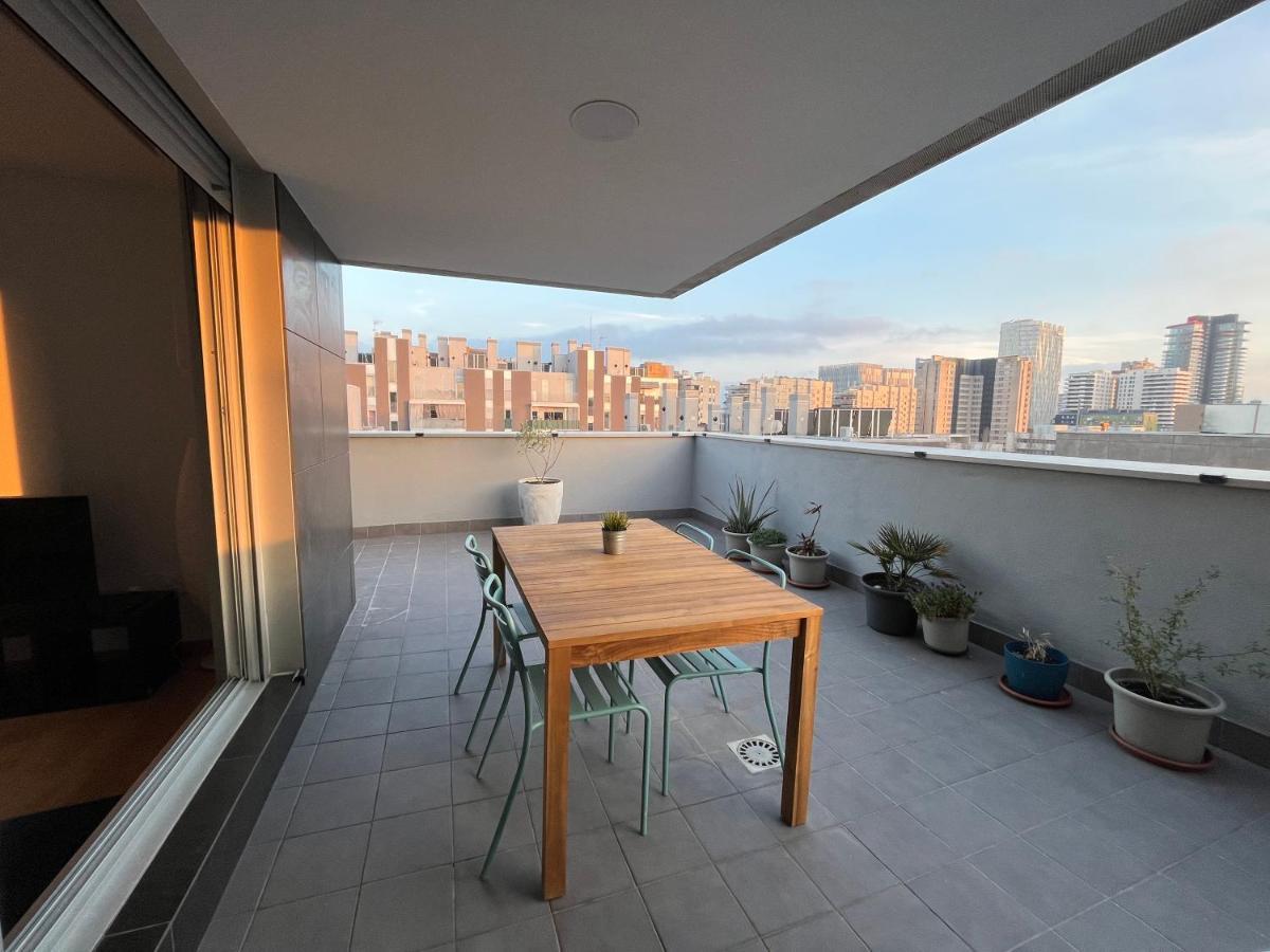 Beach & Culture Barcelona Port Forum Penthouse Apartment Sant Adrià de Besòs Exterior foto