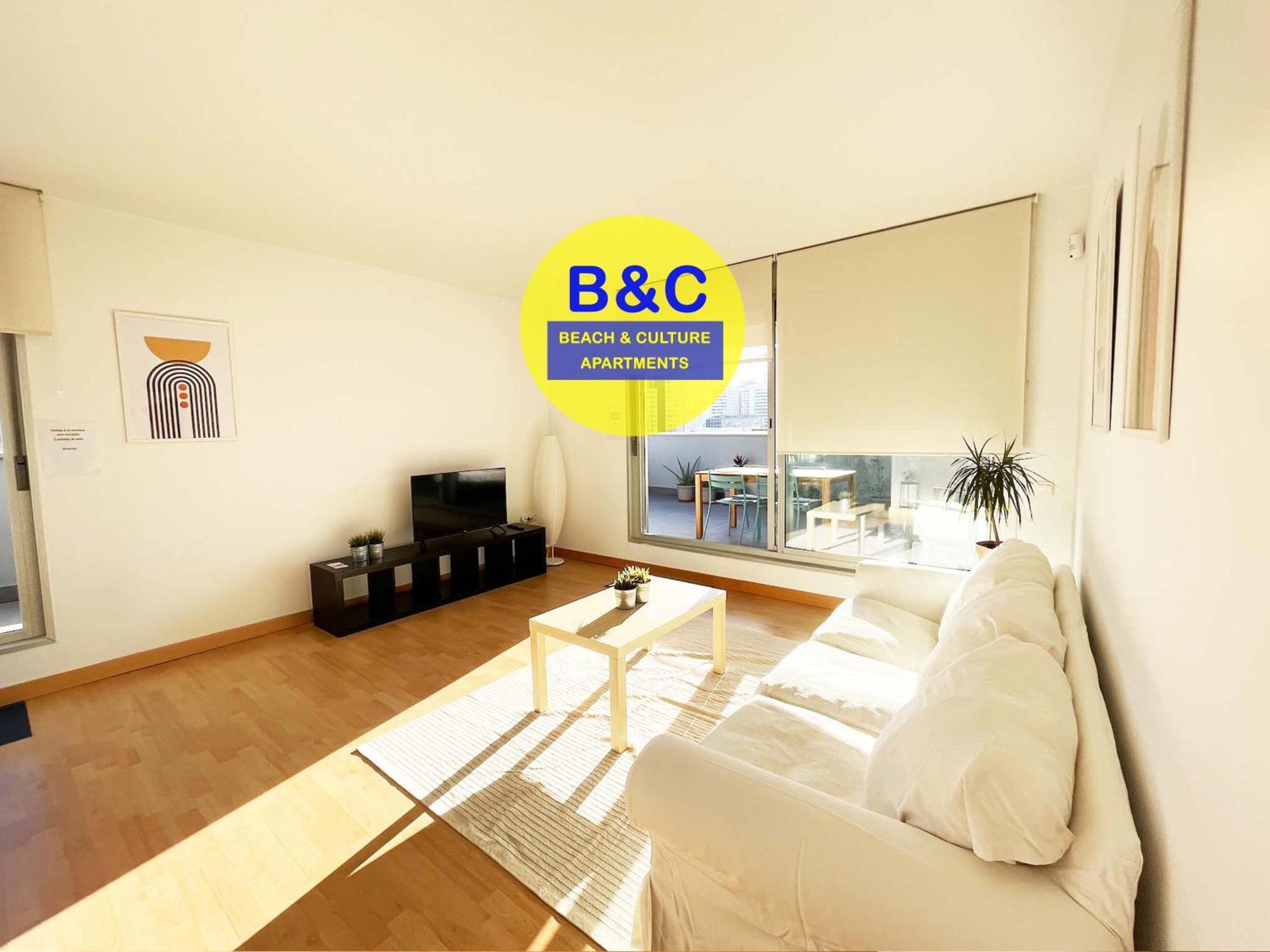 Beach & Culture Barcelona Port Forum Penthouse Apartment Sant Adrià de Besòs Exterior foto